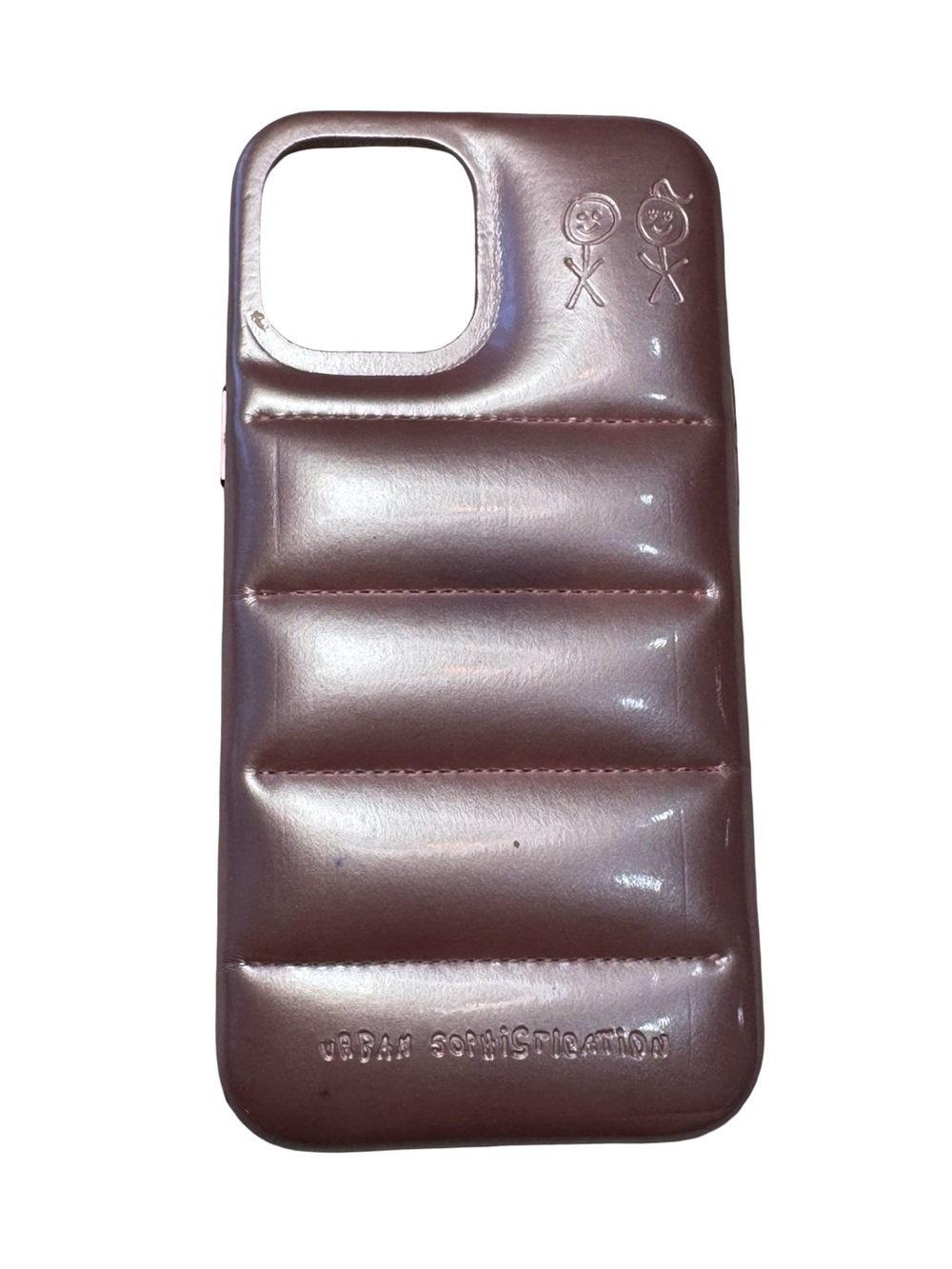 🎀 Urban‎ Sophistication The Puffer Case in Pink Metallic- IPhone 15 Pro Max 🎀